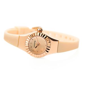 Orologio Donna Hoops 2470L-RG04 Mini Cinturino Nude Silicone | Cassa Tonda Oro Rosa Design