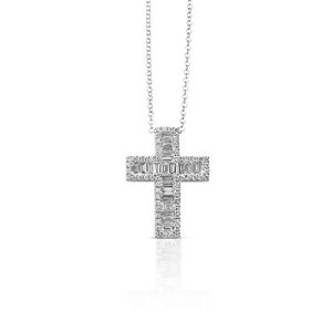 Collana con croce e diamanti FOGI by Gianni Carità LE CLASSIQUE CRF826/OB
