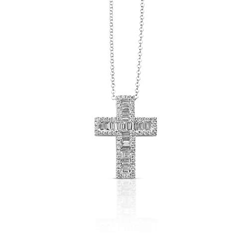 Collana con croce e diamanti FOGI by Gianni Carità LE CLASSIQUE CRF826/OB