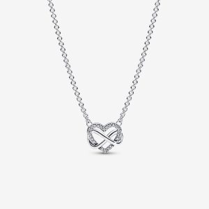 Collana Pandora Cuore Infinito Pietre Luminose 392666C01-50