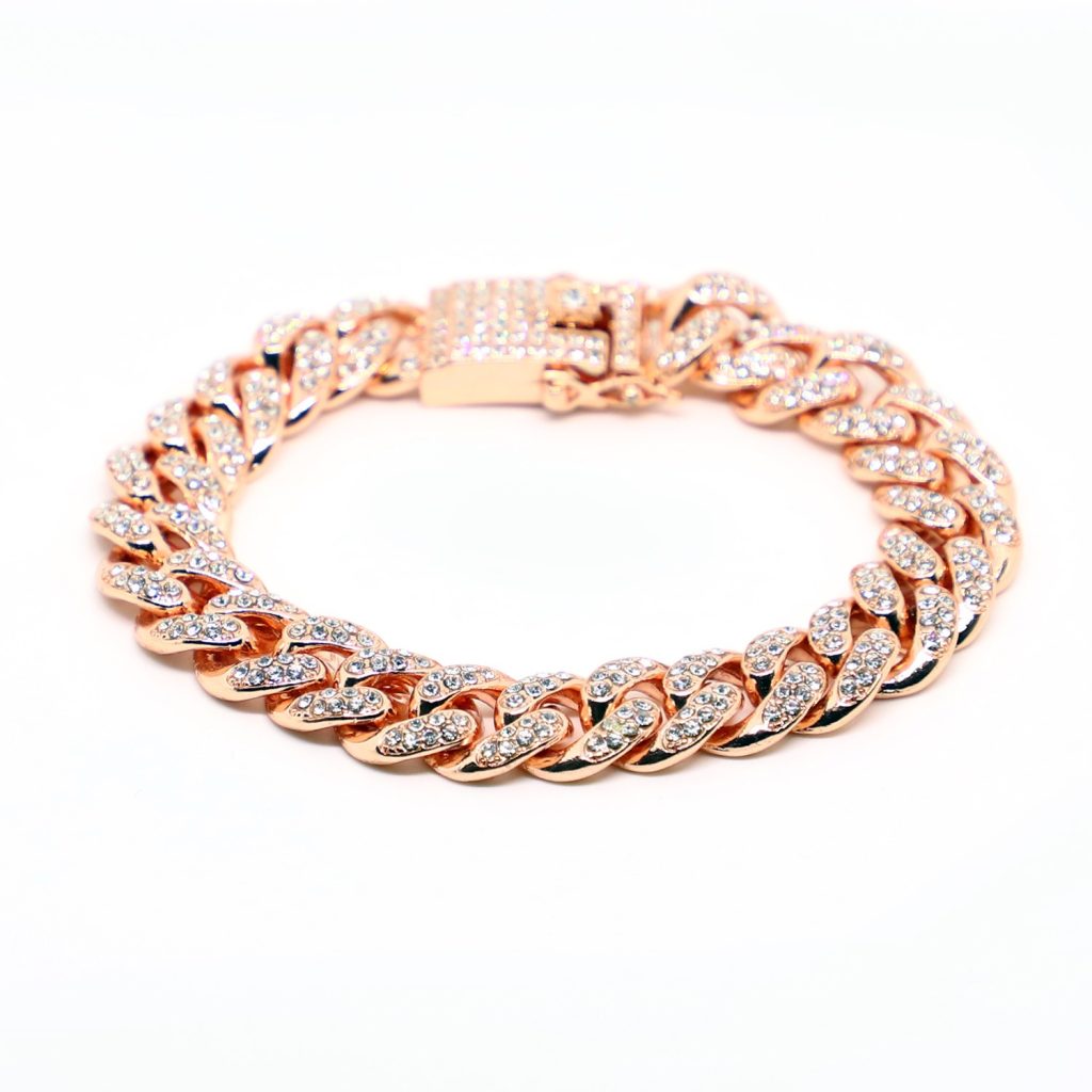 Bracciale cuban style in acciaio CBN5