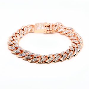 Bracciale cuban style in acciaio CBN5