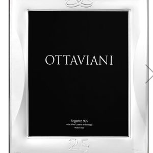 Cornice Ottaviani "Nozze d'argento" in argento 5001