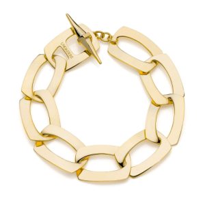 Bracciale donna catena dorata piatta Dinamica UNOAERRE 016EXB0085000 2444