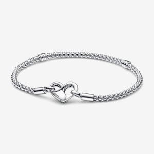 Bracciale Pandora Moments con Chiusura a Cuore 592453C00