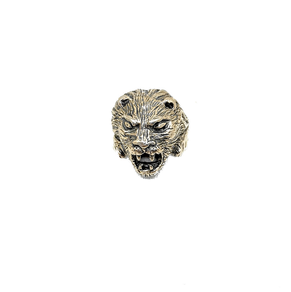 Anello in argento con leone ARG007