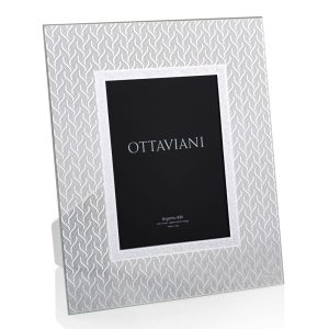 Cornice Ottaviani "Classica" in argento e cristallo 6017A