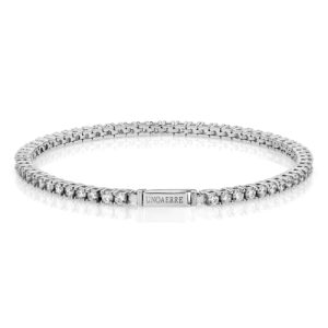 Bracciale Tennis Unoaerre Argento 925 | Riviera con Zirconi Bianchi | Gioiello Elegante Made in Italy