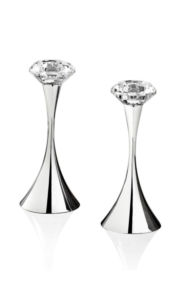 Set candelieri Ottaviani in cristallo 77413