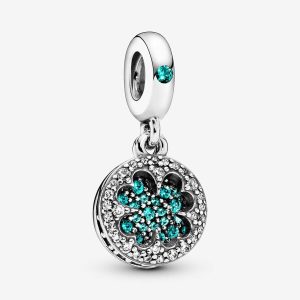 Charm Pendente Quadrifoglio Verde 797906NRGMX
