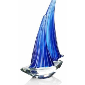 Scultura Ottaviani in cristallo Vele nel mare 800407