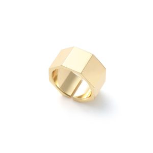 Anello donna dorato a fascia UNOAERRE 000EXA1000000 2594