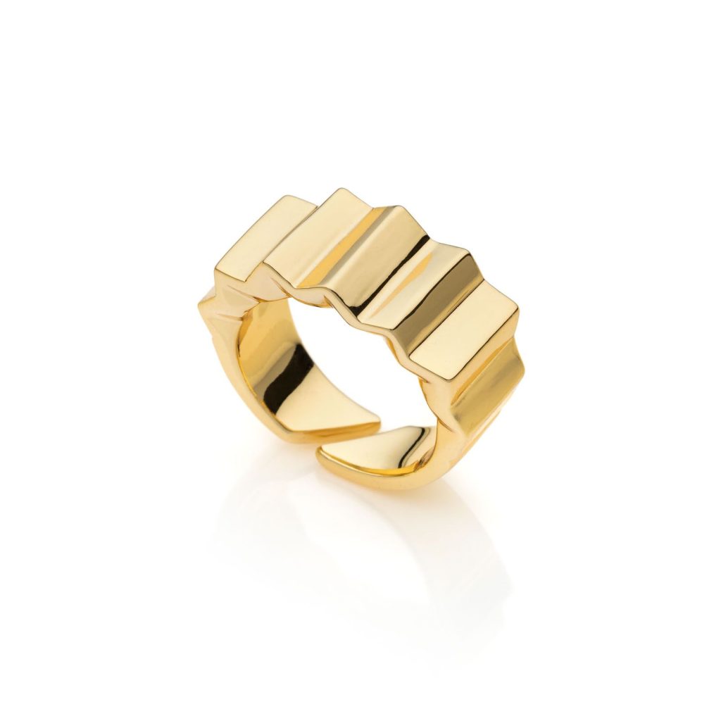 Anello donna in bronzo dorato Piramidi UNOAERRE 000EXA0700000 2008