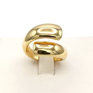 Anello Donna Eleganza Intrecciata in Oro Giallo 18 Carati