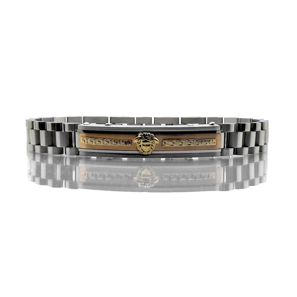 Bracciale in acciaio modello medusa SAGBR00017