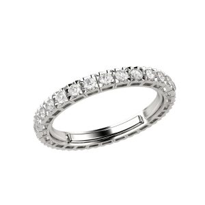 Anello Nardelli veretta diamanti e oro CL113VS