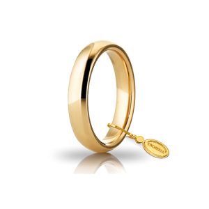 Fedi Nuziali UNOAERRE COMODA 4mm oro 18 carati