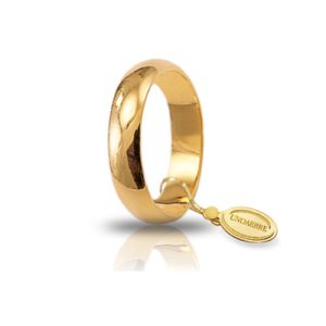 Fedi Nuziali UNOAERRE MANTOVANA 5 gr. oro 18 carati