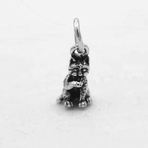 Ciondolo Artigianale Linea “PET” Gattino in Argento 925