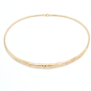Girocollo Donna Elastico in Oro 18 Carati Made in Italy