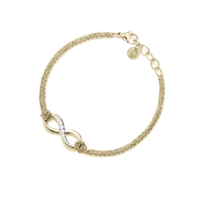 Collana Donna Liu Jo in Acciaio con Pendente Simbolo Infinito Pavé di Cristalli - Eleganza Infinita