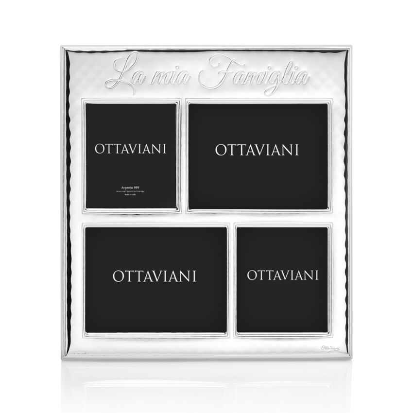 Cornice Multipla Ottaviani "La mia Famiglia" in Argento 999 Laminato