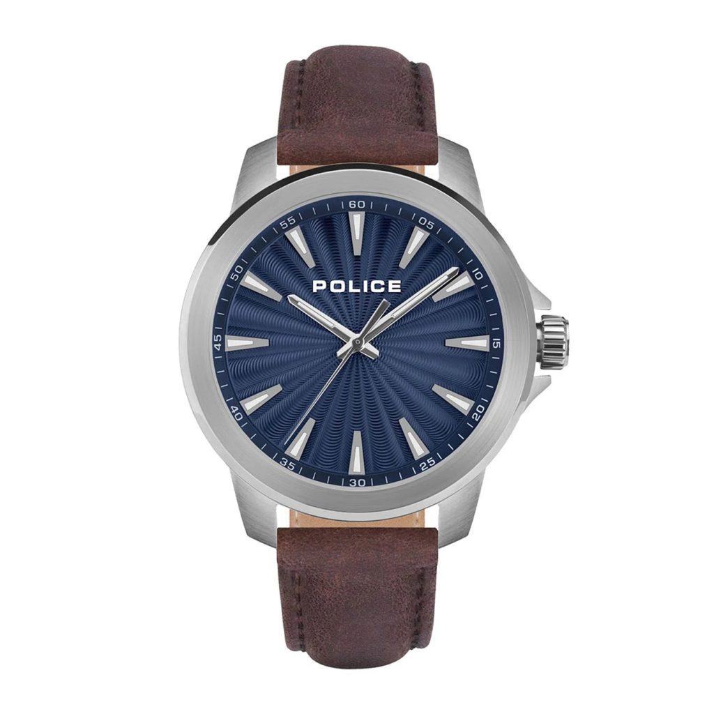 Orologio Uomo Police PEWJA2207803 Blu Profondo e Acciaio | Quadrante Raggiato