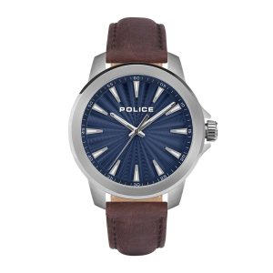 Orologio Uomo Police PEWJA2207803 Blu Profondo e Acciaio | Quadrante Raggiato