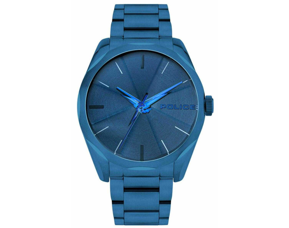 Orologio Uomo Police PL15712JSBL.03M Total Blue | Design Monocromatico e Moderno