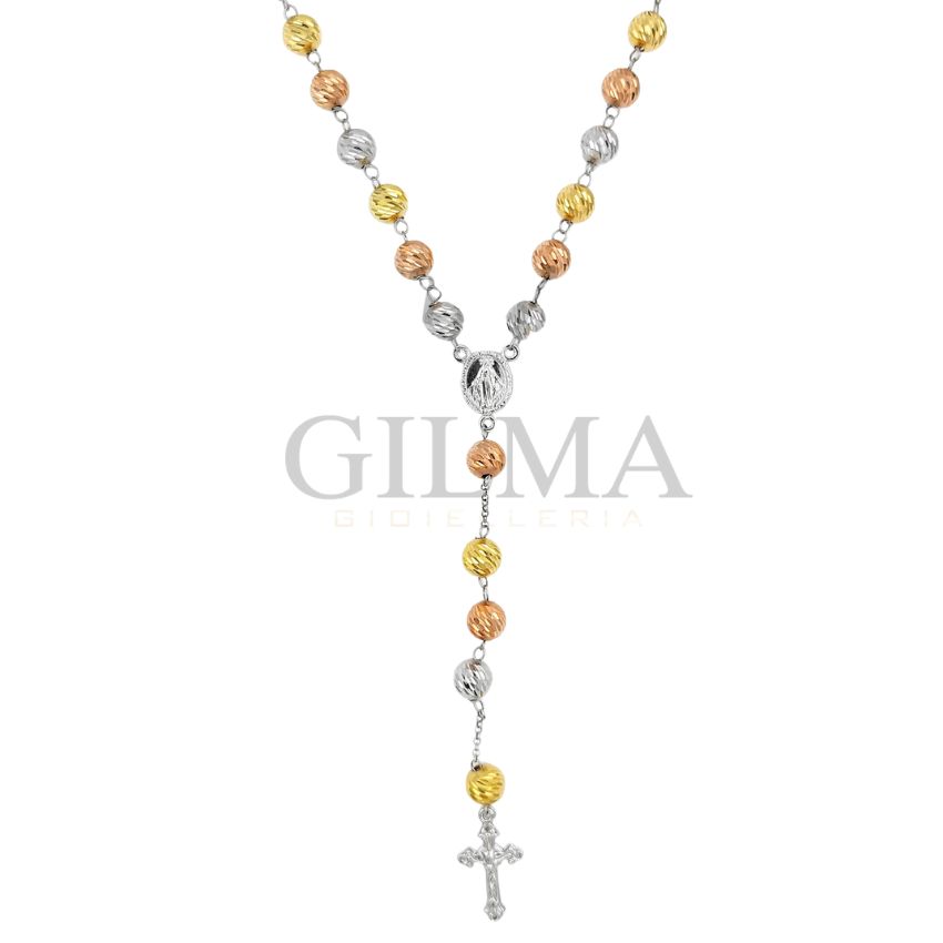 Collana Rosario "milleluci" in argento 925