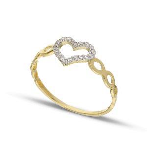 Box Anello Cuore e Infinito in Oro 18 Carati Limited Edition