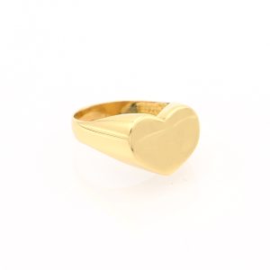 Anello Cuore in Oro 18 Carati Personalizzabile