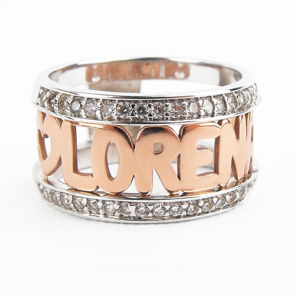 Anello con nome personalizzabile Dimmi Jewels - immagine 2