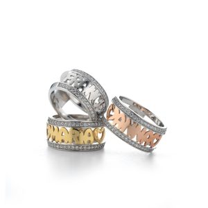 Anello con nome personalizzabile Dimmi Jewels
