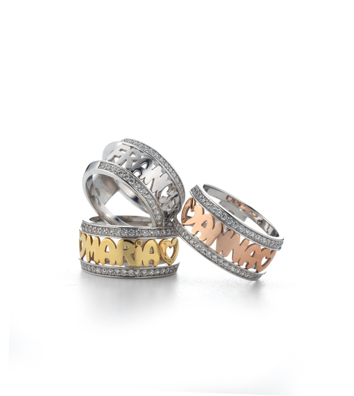 Anello con nome personalizzabile Dimmi Jewels