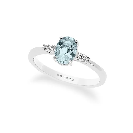 Anello donna Comete "Fantasia di Acquamarina" ANQ296