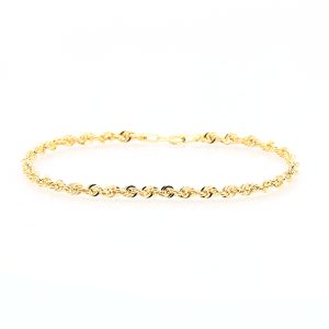Bracciale Fune Prestigio d’Oro Modello Americana Unisex Oro 18 Carati