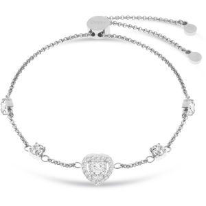 Elegante Bracciale Donna Liu Jo in Acciaio con Charm a Cuore e Logo - Gioiello Raffinato e di Tendenza