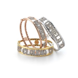 Bracciale con nome rigido personalizzabile Dimmi Jewels