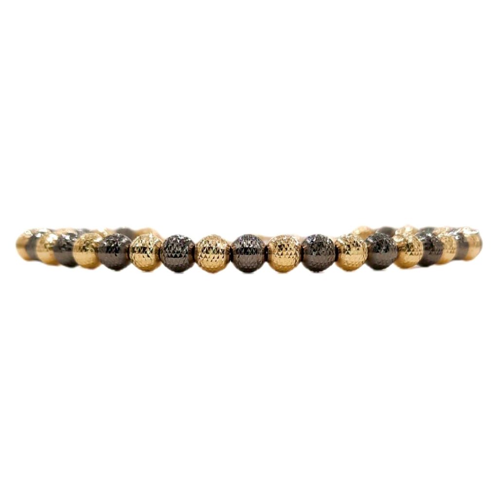 Bracciale MILLELUCI 5 mm. in oro bicolore 18 carati