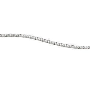 Bracciale Tennis Nardelli in Oro Bianco con Scintillanti Diamanti - Eleganza Essenziale Made in Italy