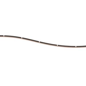 Bracciale Tennis Nardelli in Oro Rosa con Diamanti Neri - Eleganza Misteriosa Made in Italy