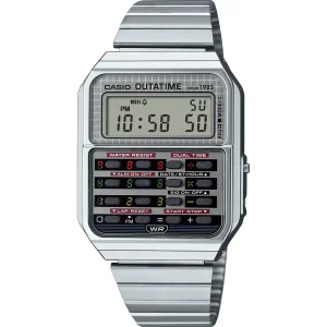 Orologio Casio CA-500WEBF-1AER Digitale Calcolatrice Vintage | Cassa Silver Funzione Outatime | Orologio Retrò Unisex