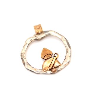 Charm Pendente Argento Sterling 925 Made in Italy Raffigurante San Gennaro Vescovo di Napoli
