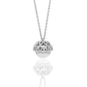 Collana chiama angeli in acciaio