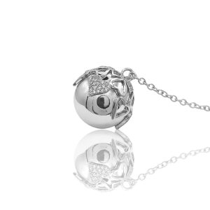Collana chiama angeli in acciaio