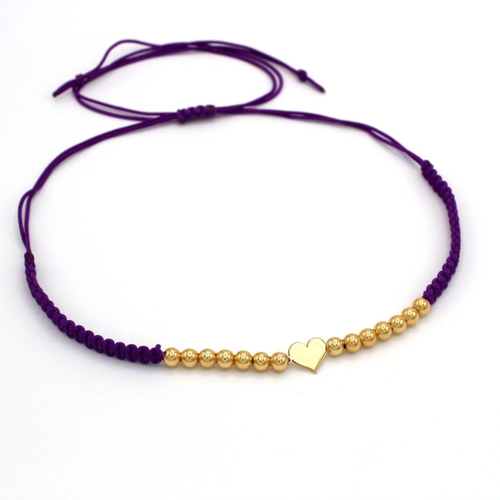 Collana donna Elegance in oro 18 Kt con simbolo e cordino