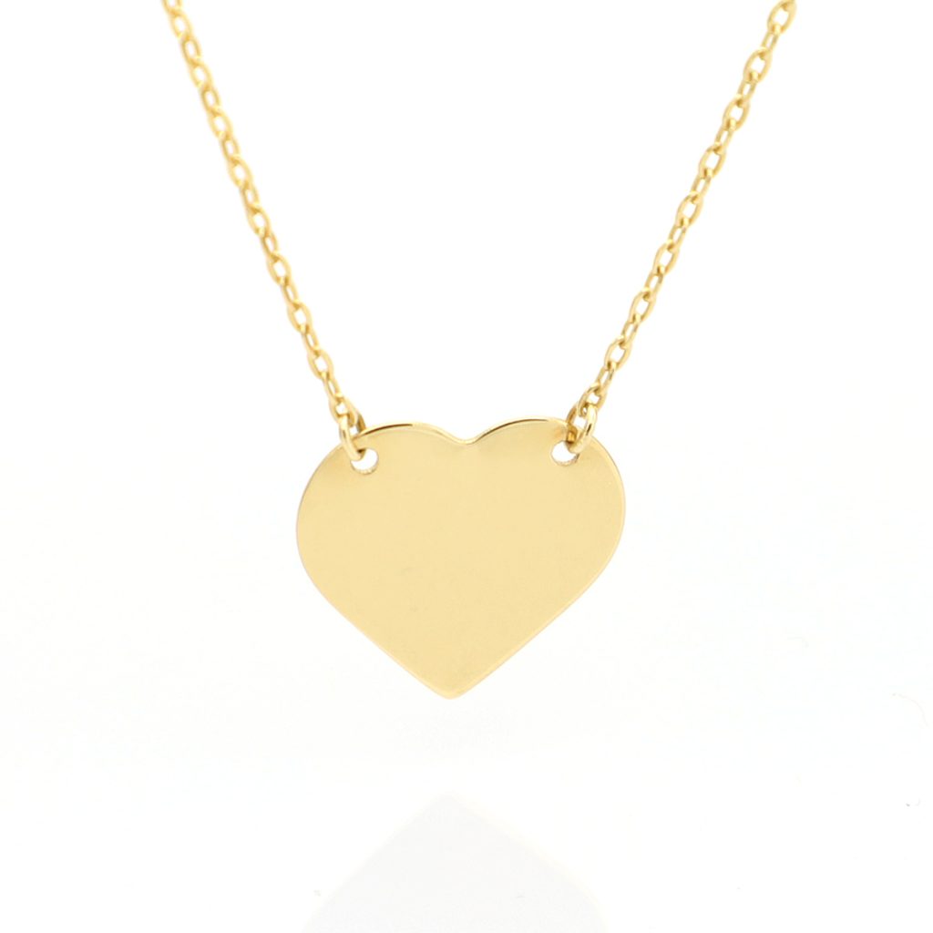 Catenina con Cuore in Oro 18 Carati Personalizzabile