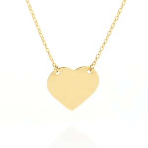 Catenina con Cuore in Oro 18 Carati Personalizzabile