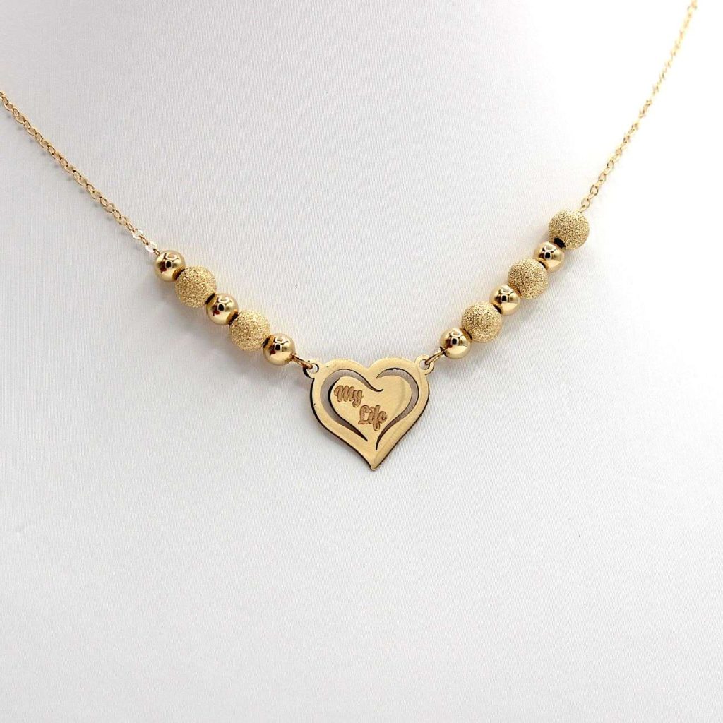 Collana Milleluci Cuore "My Life" in Oro 18kt